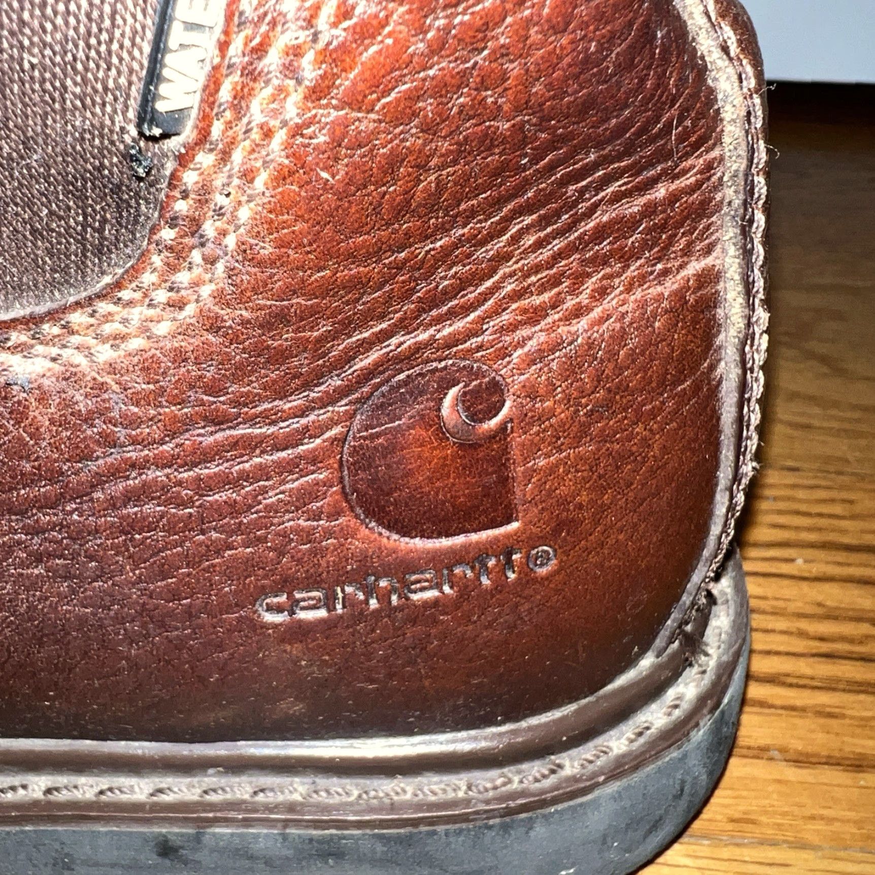 Carhartt Carhartt Boots Men’s 8.5 M Brown Waterproof Romeo Work Slip On CMS4100 Soft Toe - Work Boots, Men, Brown, Waterproof, Slip-On, Leather Upper, 8.5 M Size US 8.5 / EU 41-42 - 6 Thumbnail
