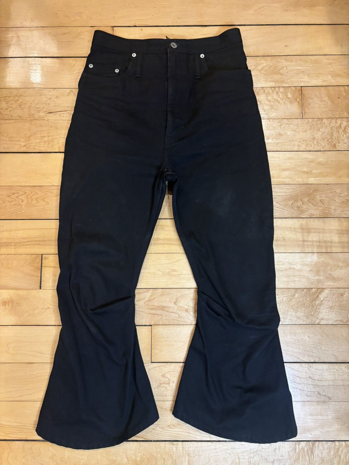 KOZABURO KOZABURO 3D BOOTCUT CANVAS COWBOY JEANS Size US 30 / EU 46 - 1 Thumbnail