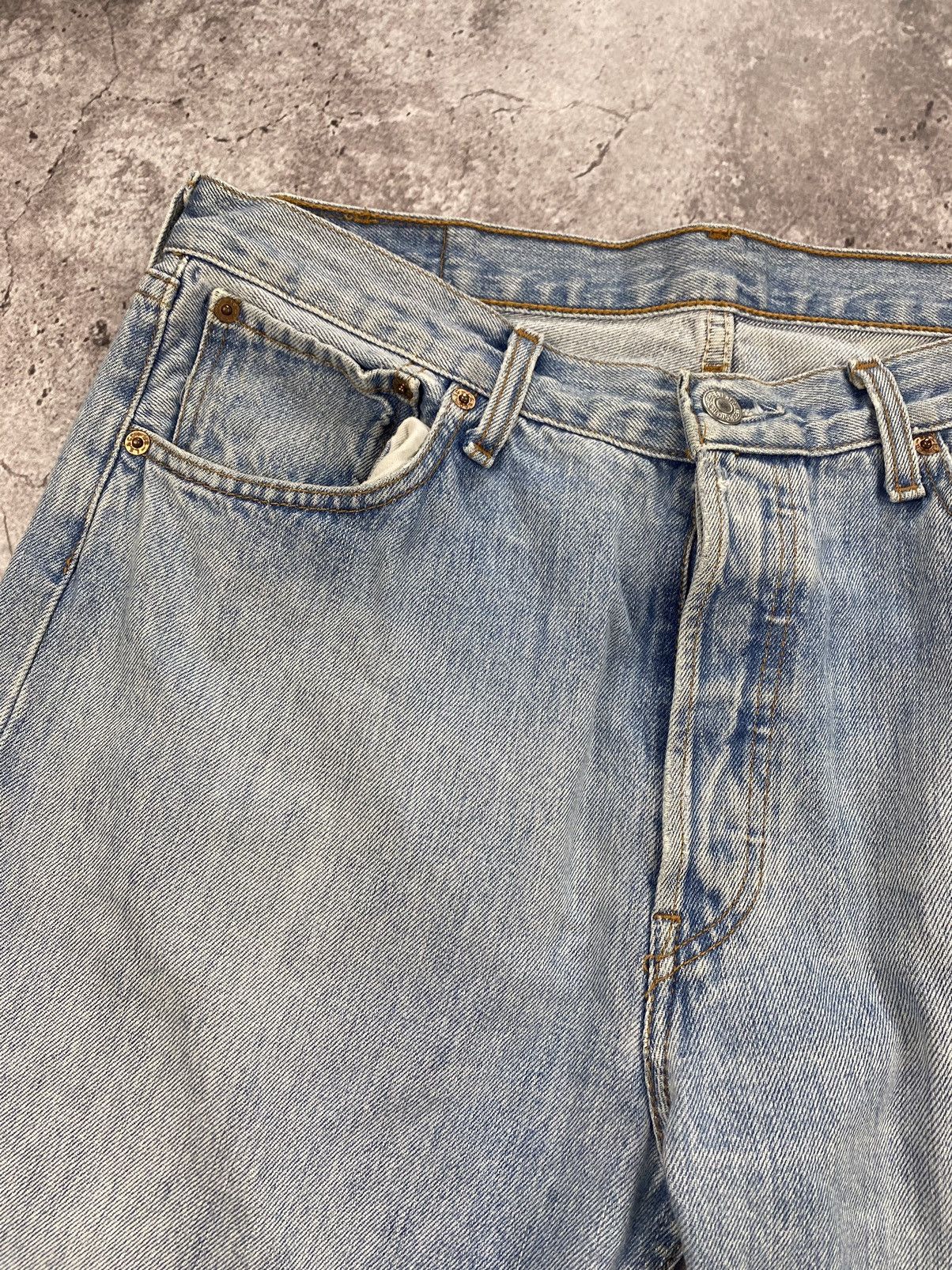 Levi's × Vintage VINTAGE 90s Levi’s 501 Baggy Rare y2k Workwear Japan Jeans Size US 34 / EU 50 - 5 Thumbnail