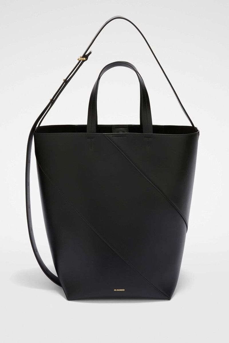 Jil Sander o1loc1c0426 Size:OS/Vertigo Tote Medium in Black Size ONE SIZE - 1 Thumbnail