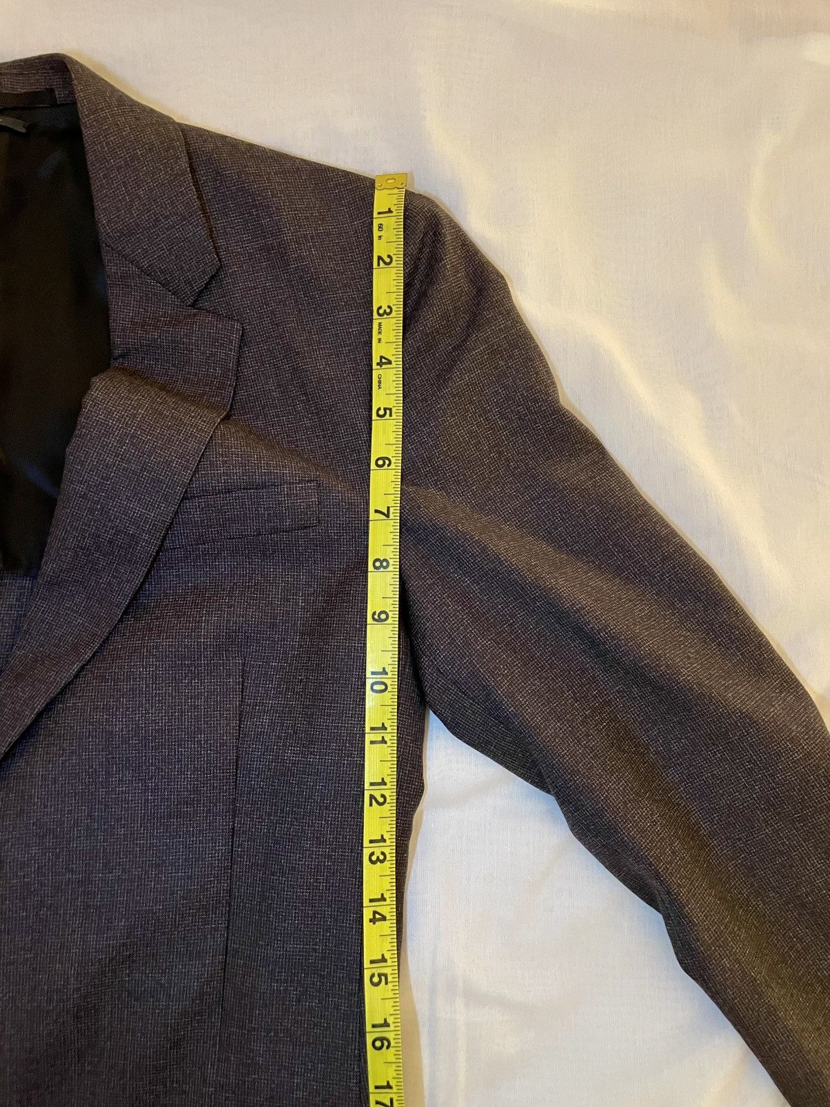 Prada Prada Made in Italy 100% Wool Blazer Brown-Gray Tweed 36R Size 36R - 7 Thumbnail