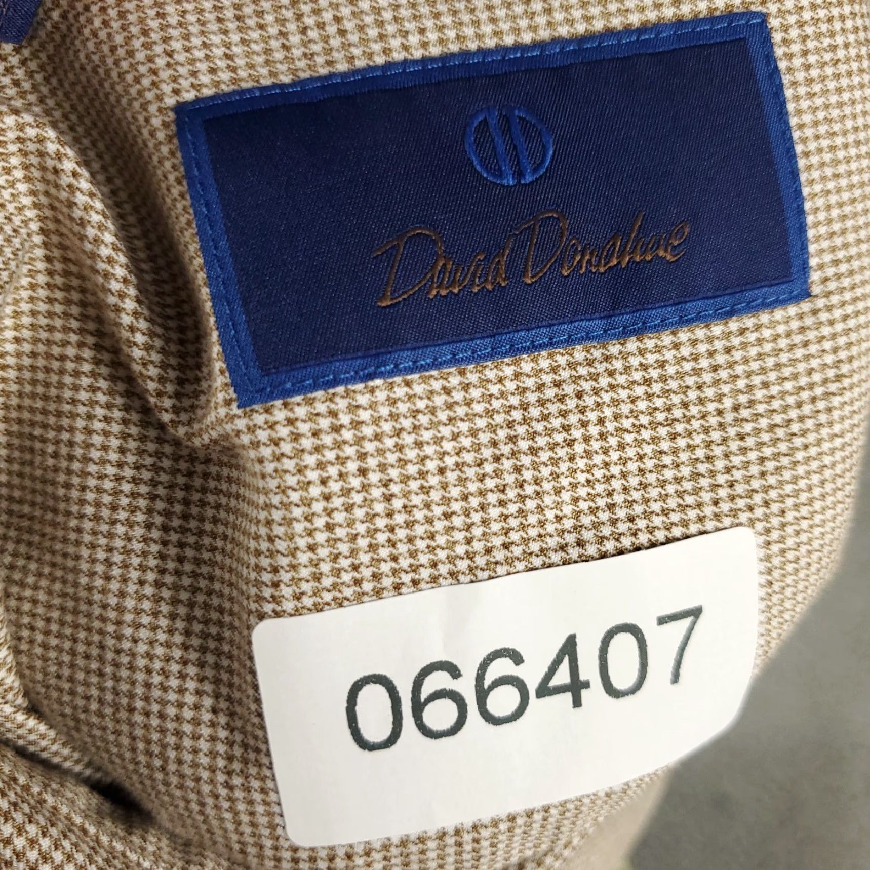 David Donahue David Donahue Shirt Mens Large Brown Casual Button Up Long Sleeve Size US L / EU 52-54 / 3 - 8 Thumbnail