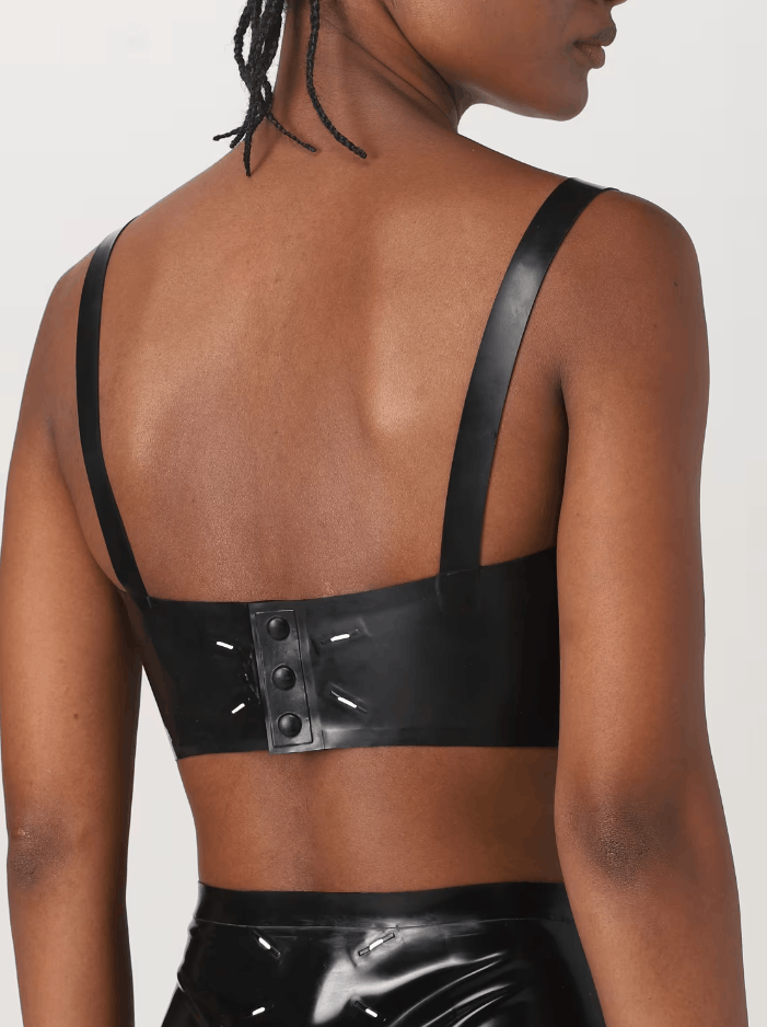 Maison Margiela BNWT AW23 MAISON MARGIELA LATEX BALCONETTE BRA 44 Size M / US 6-8 / IT 42-44 - 10 Thumbnail