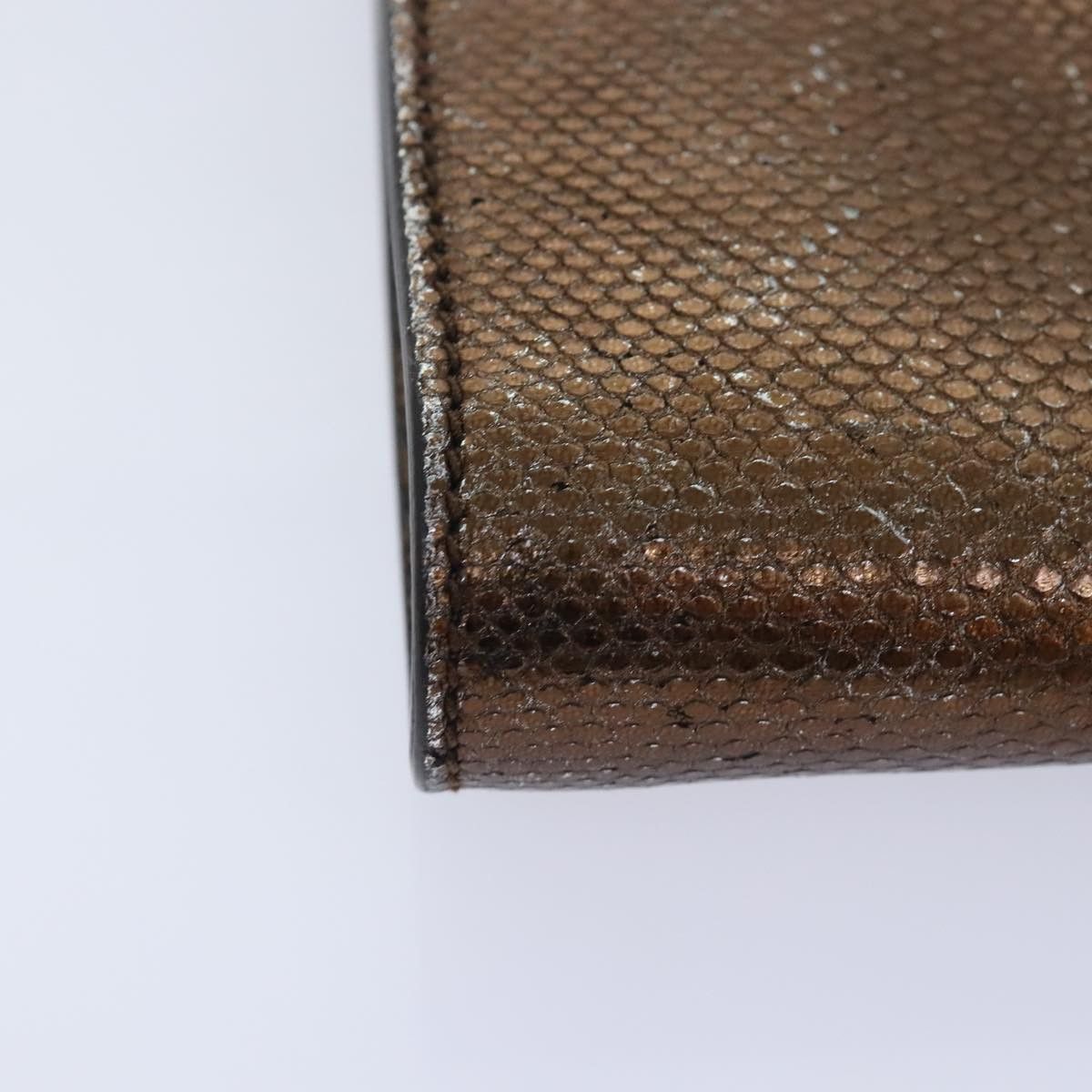 Salvatore Ferragamo Salvatore Ferragamo Gancini Chain Shoulder Bag Leather Brown Size ONE SIZE - 14 Thumbnail