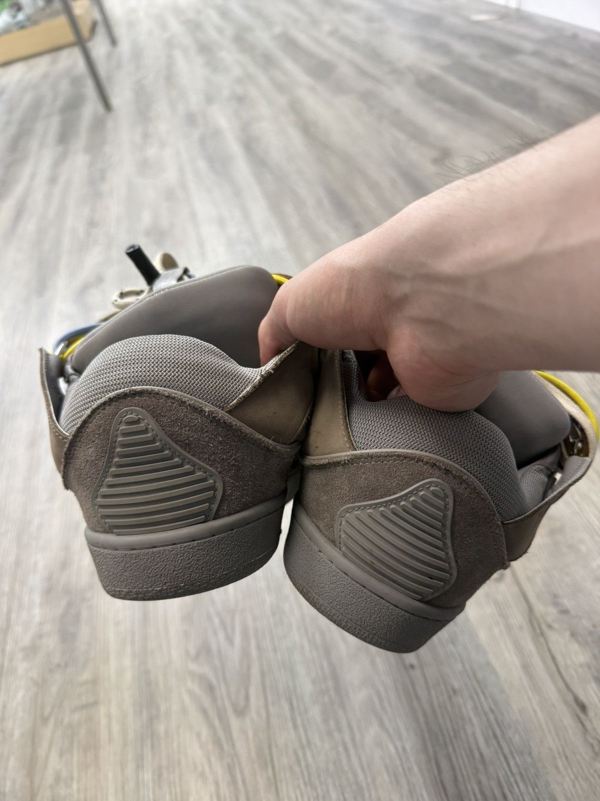Lanvin Lanvin Curb Sneakers - Grey (Multi Laced) Size US 12 / EU 45 - 5 Thumbnail