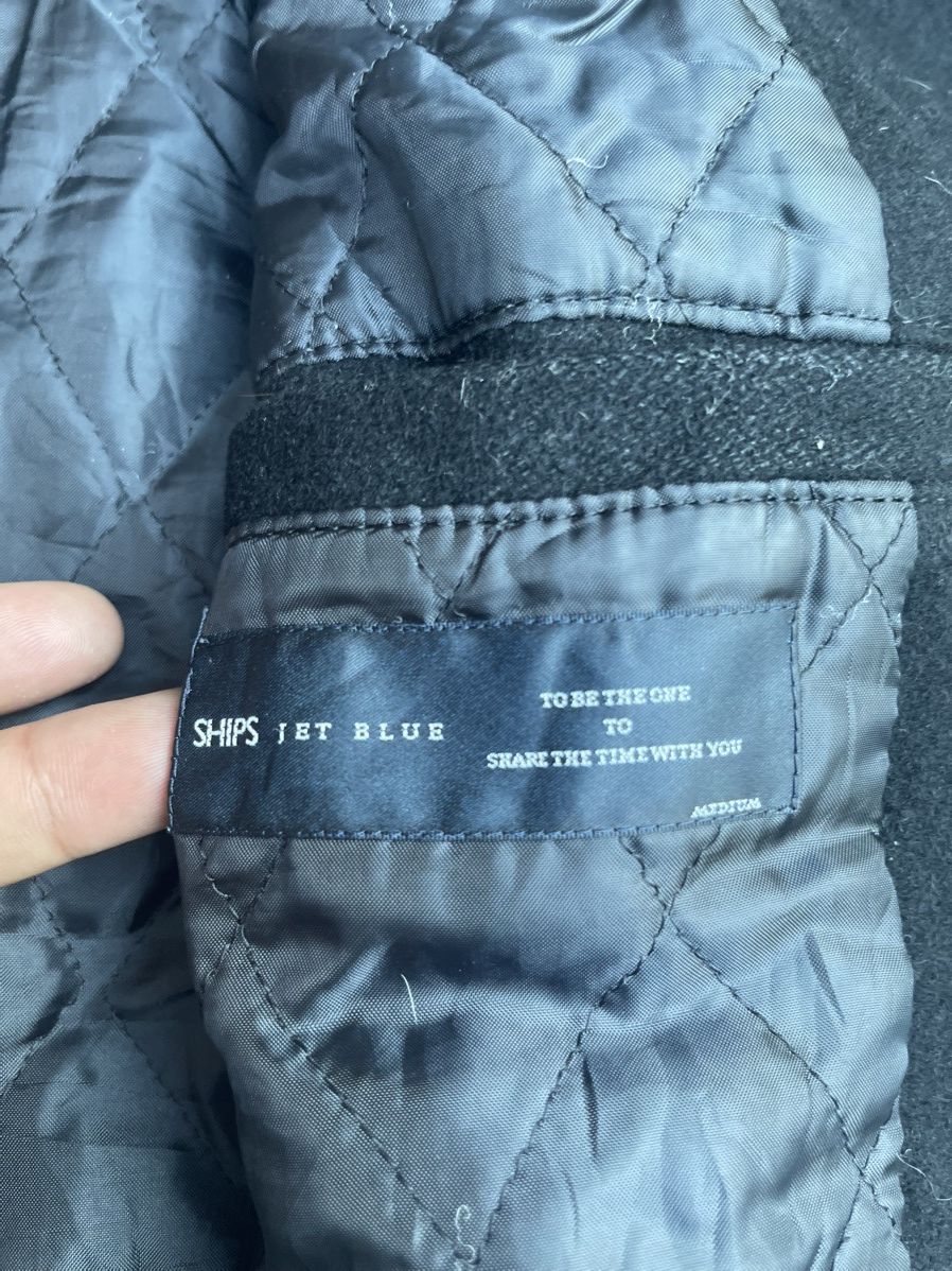 Ships Jet Blue SHIPS JET BLUE Wool Pea Coat - Inner Padded Lining Size US M / EU 48-50 / 2 - 3 Thumbnail