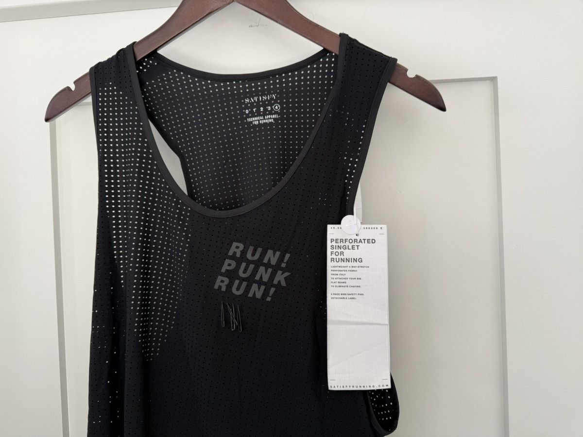 Satisfy “Run Punk Run” Perforated BRAND NEW Tank Top Size US XL / EU 56 / 4 - 6 Thumbnail