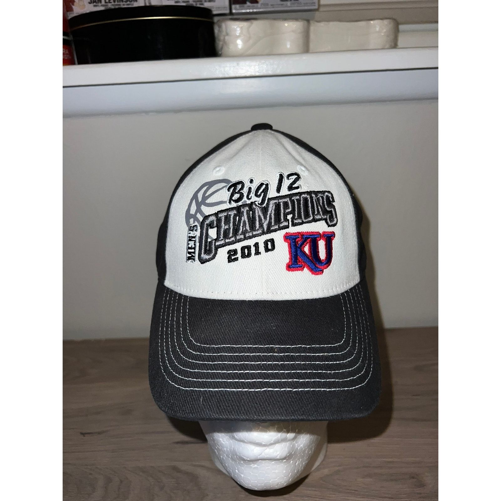 Top Of The World Kansas University Hat Big 12 Champs Basketball Headwear OS Size ONE SIZE - 1 Thumbnail