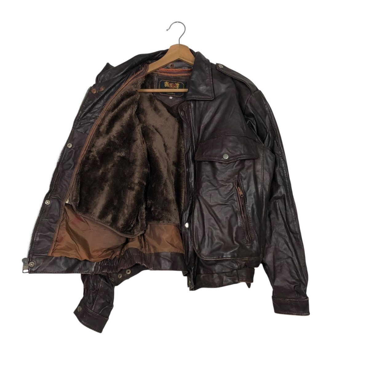 Vintage 🔥VINTAGE BIKER LEATHER JACKET CAMPRI BLANKET ISSEY MIYAKE Size US M / EU 48-50 / 2 - 15 Thumbnail
