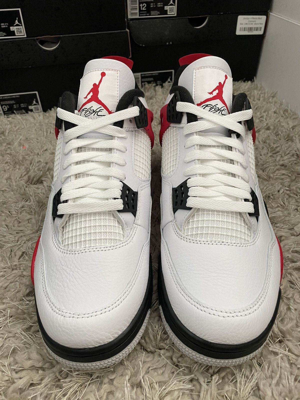 Jordan Brand Jordan 4 Red Cement Size US 10.5 / EU 43-44 - 4 Thumbnail