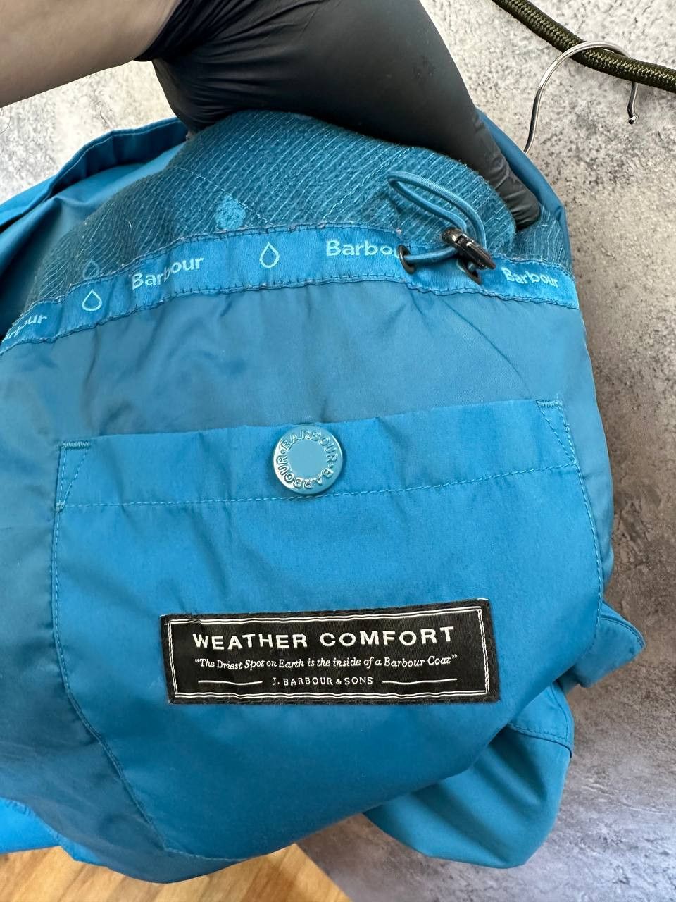 Barbour Barbour Crest Jacket Parka Windbreacker Weather Comfort Size L / US 10 / IT 46 - 16 Thumbnail