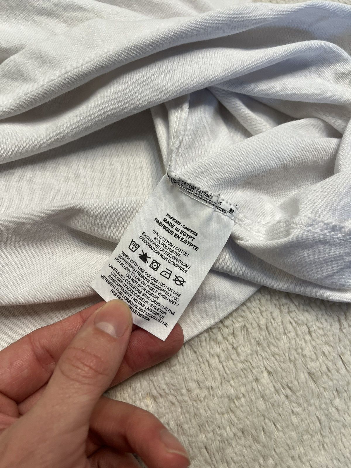Nike Nike Running Division White Graphic Logo Tee T Shirt Vintage Size US L / EU 52-54 / 3 - 6 Thumbnail
