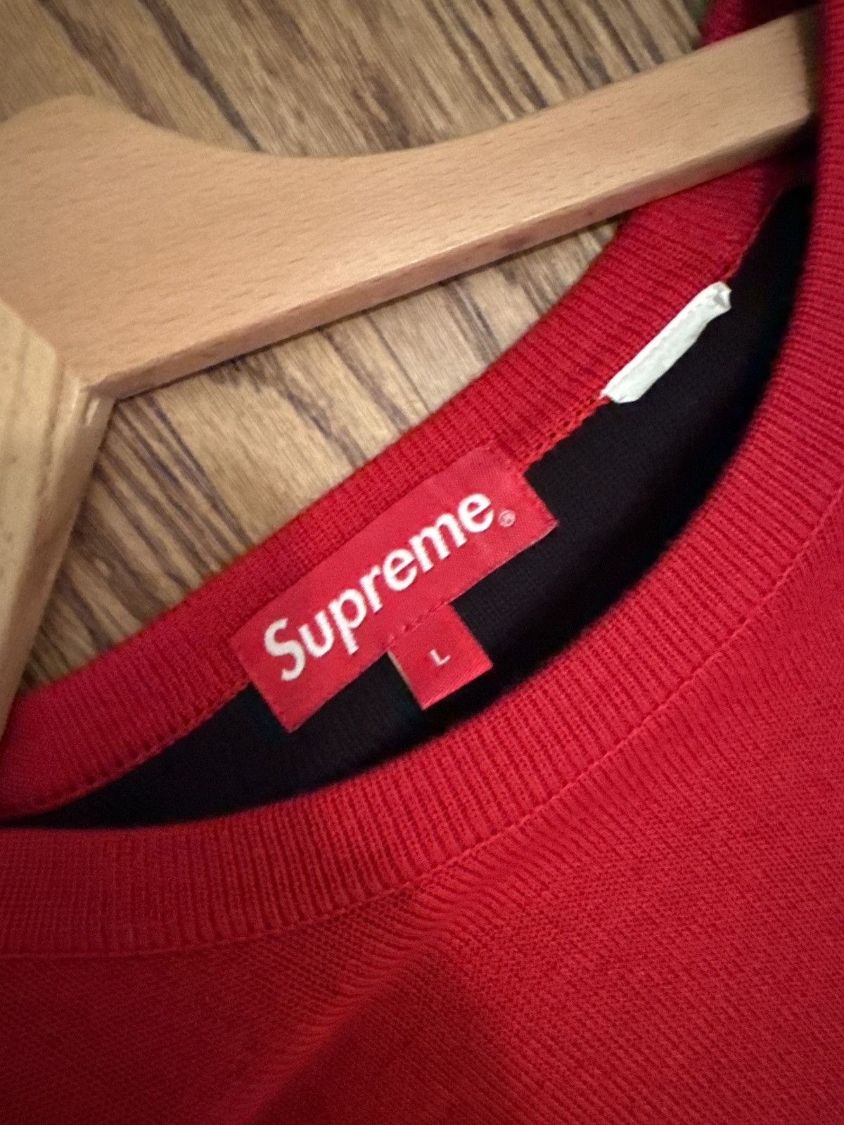Supreme Supreme Fuck All Sweater (RED) Size US L / EU 52-54 / 3 - 2 Thumbnail