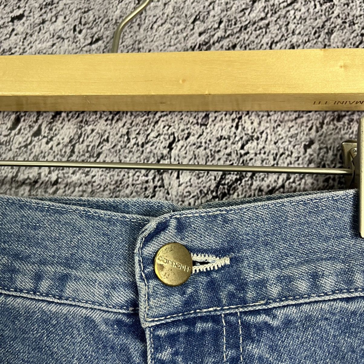 Carhartt × Carhartt Wip × Vintage ⭐️VINTAGE⭐️ Carhartt WIP Blue Denim carpenter pocket Jeans Size US 32 / EU 48 - 7 Thumbnail