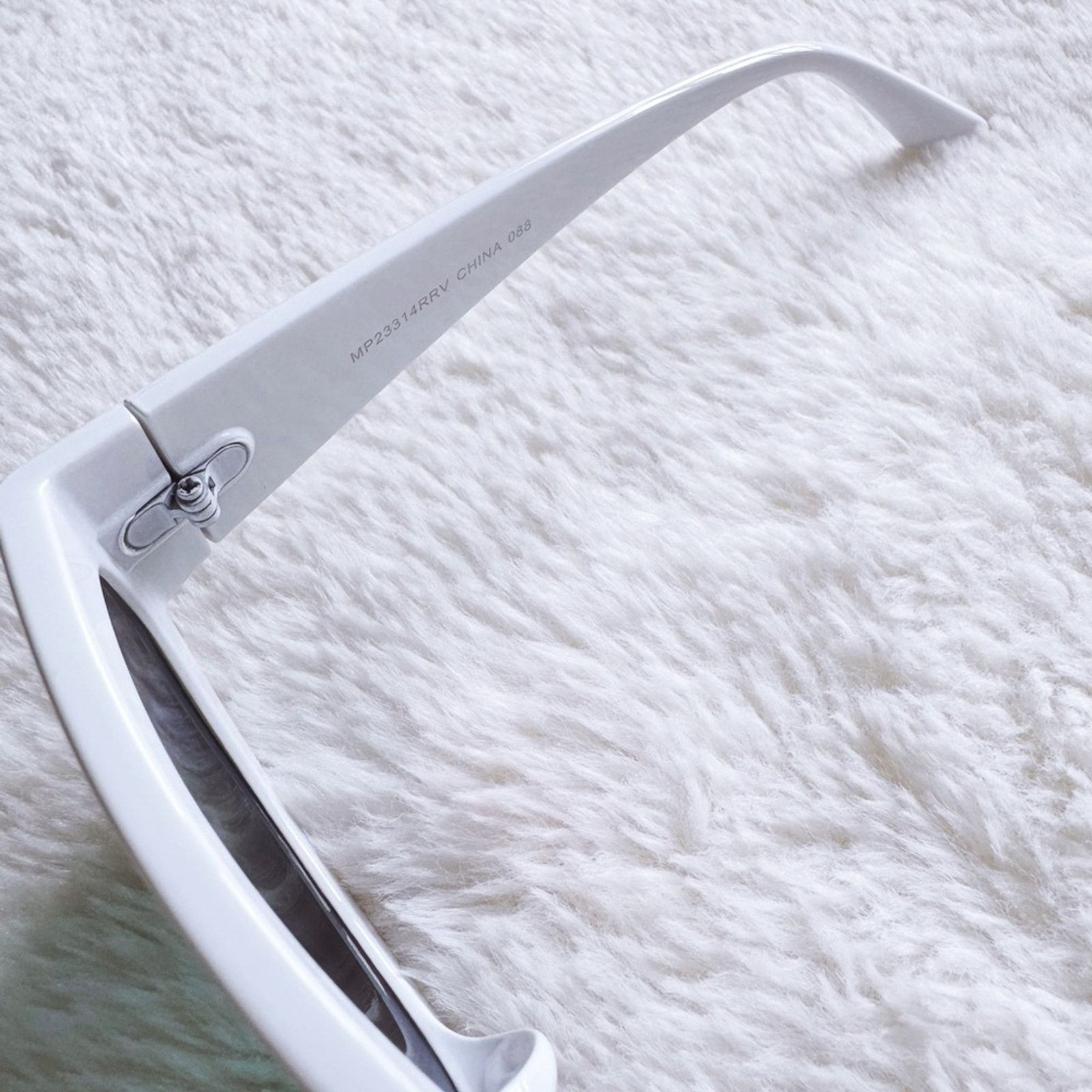 Other Francis Mirrored Orange with White Rim Sunglasses Size ONE SIZE - 7 Thumbnail