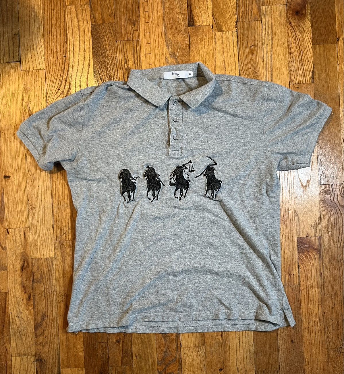 Praying Praying Embroidered Horsemen Polo | Grailed