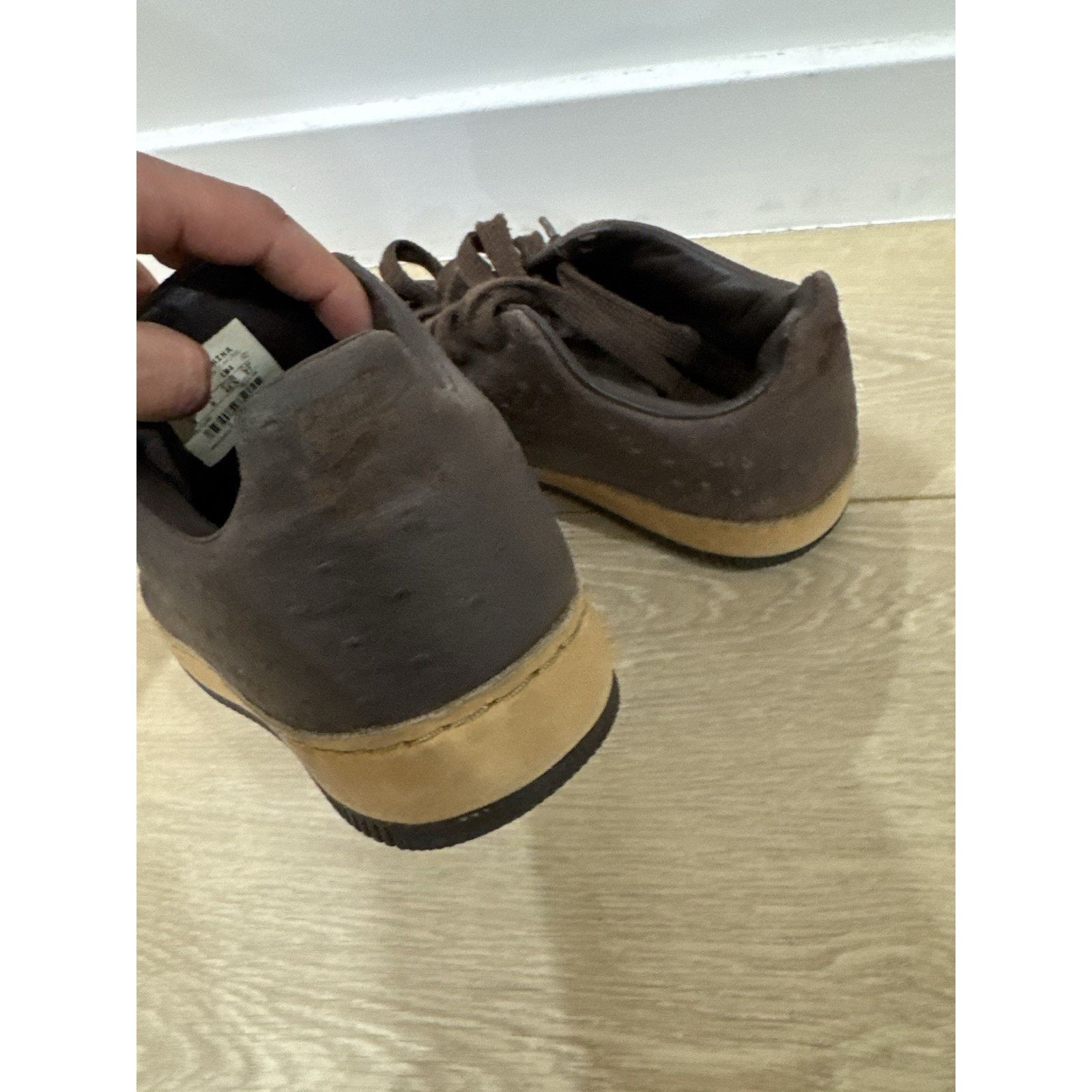 Nike Nike Air Force 1 Supreme Low Seamless Ostrich Brown Size 9 Size US 9 / EU 42 - 6 Thumbnail