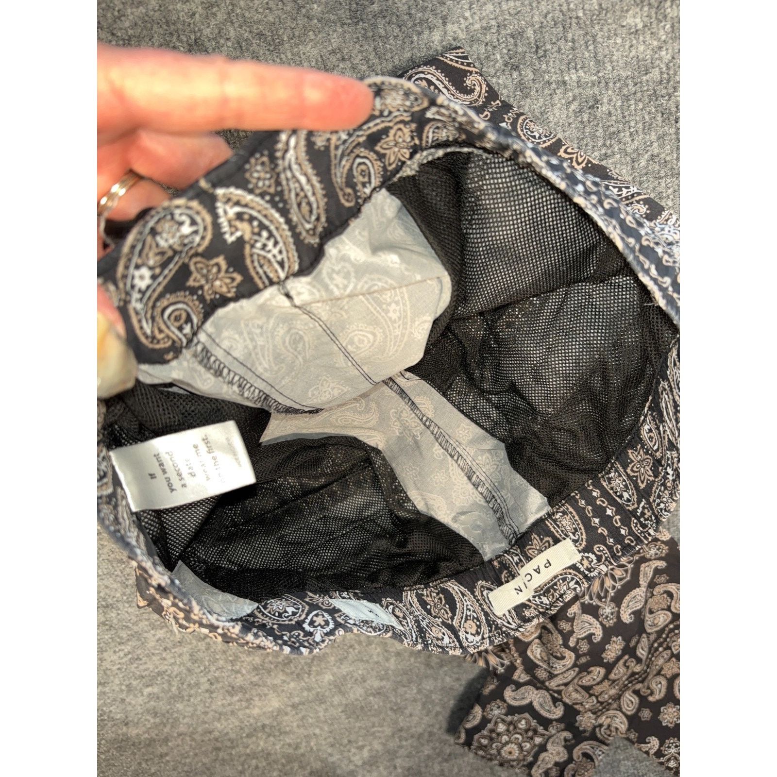 Pacsun PacSun Paisley Womens Joggers Print Black White Small Size 27" / US 4 / IT 40 - 5 Thumbnail