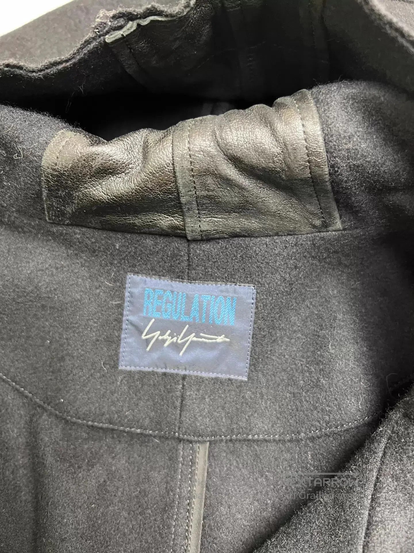 Yohji Yamamoto Black Hooded Long Coat with Button Closure. Size US M / EU 48-50 / 2 - 5 Thumbnail