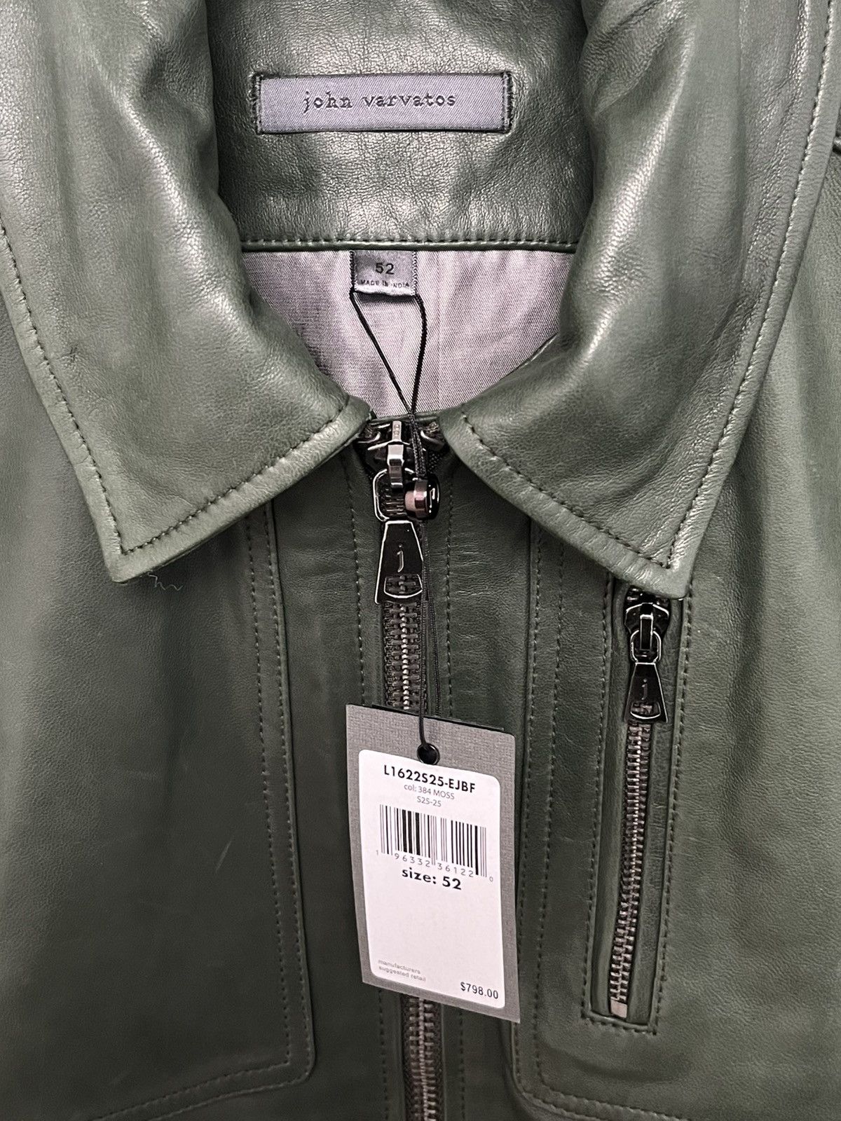 John Varvatos Kai Aviator Jacket. Size EU 52 USA 42 Size US L / EU 52-54 / 3 - 13 Thumbnail