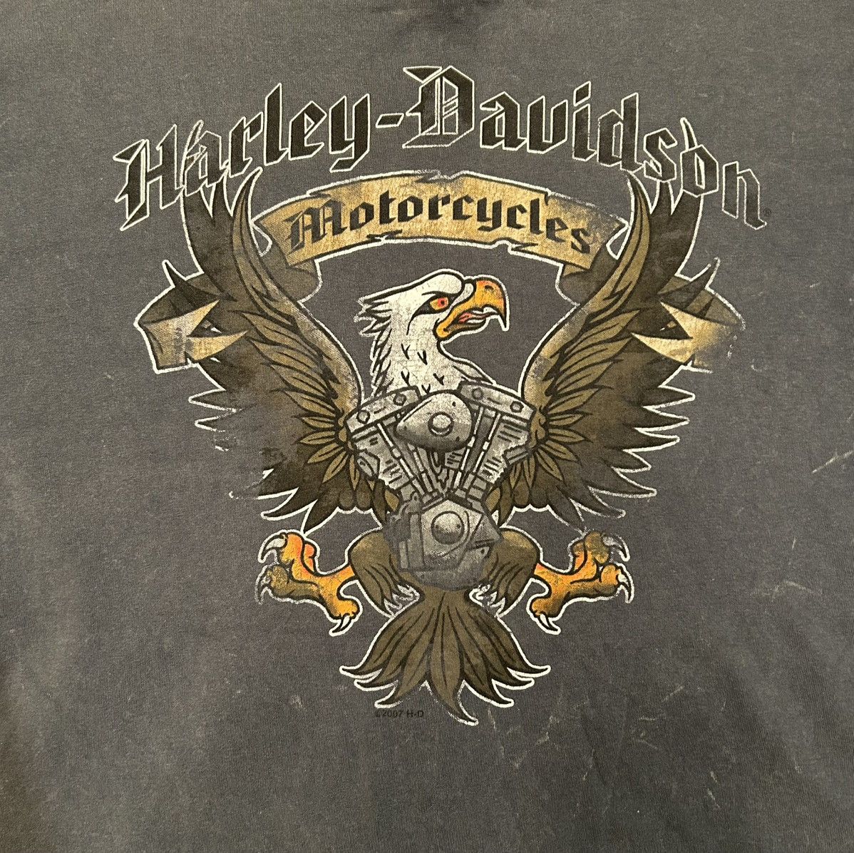 Harley Davidson Vintage Harley-Davidson London Eagle Tee Size US XL / EU 56 / 4 - 3 Thumbnail