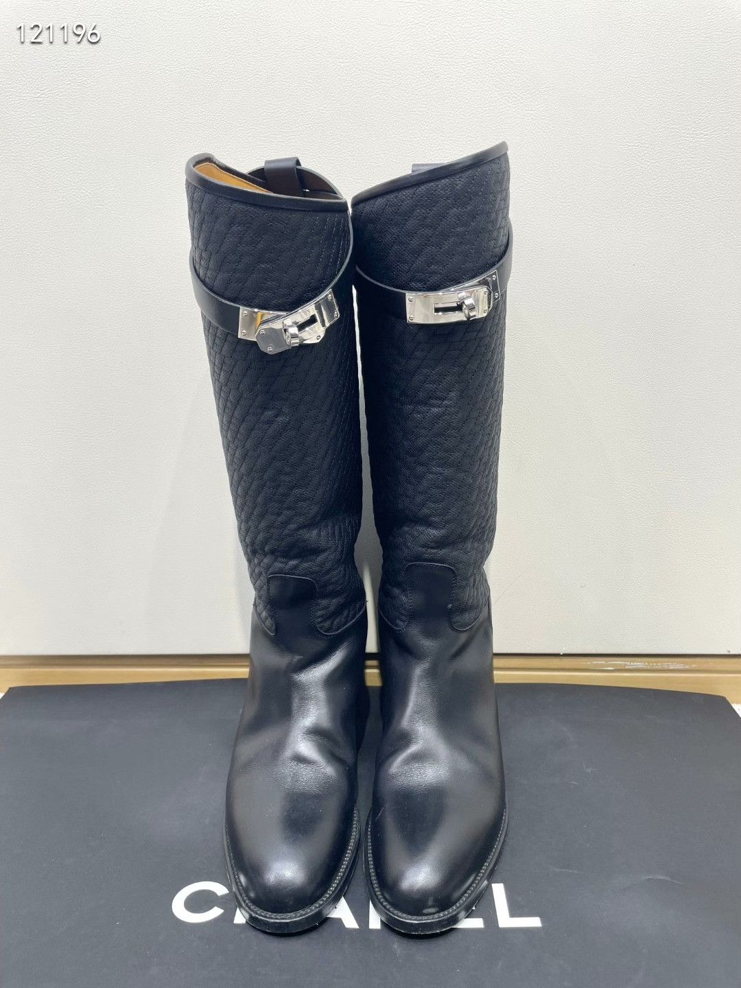 Hermes Hermes Black Kelly Boots Size US 4 / IT 34 - 1 Thumbnail