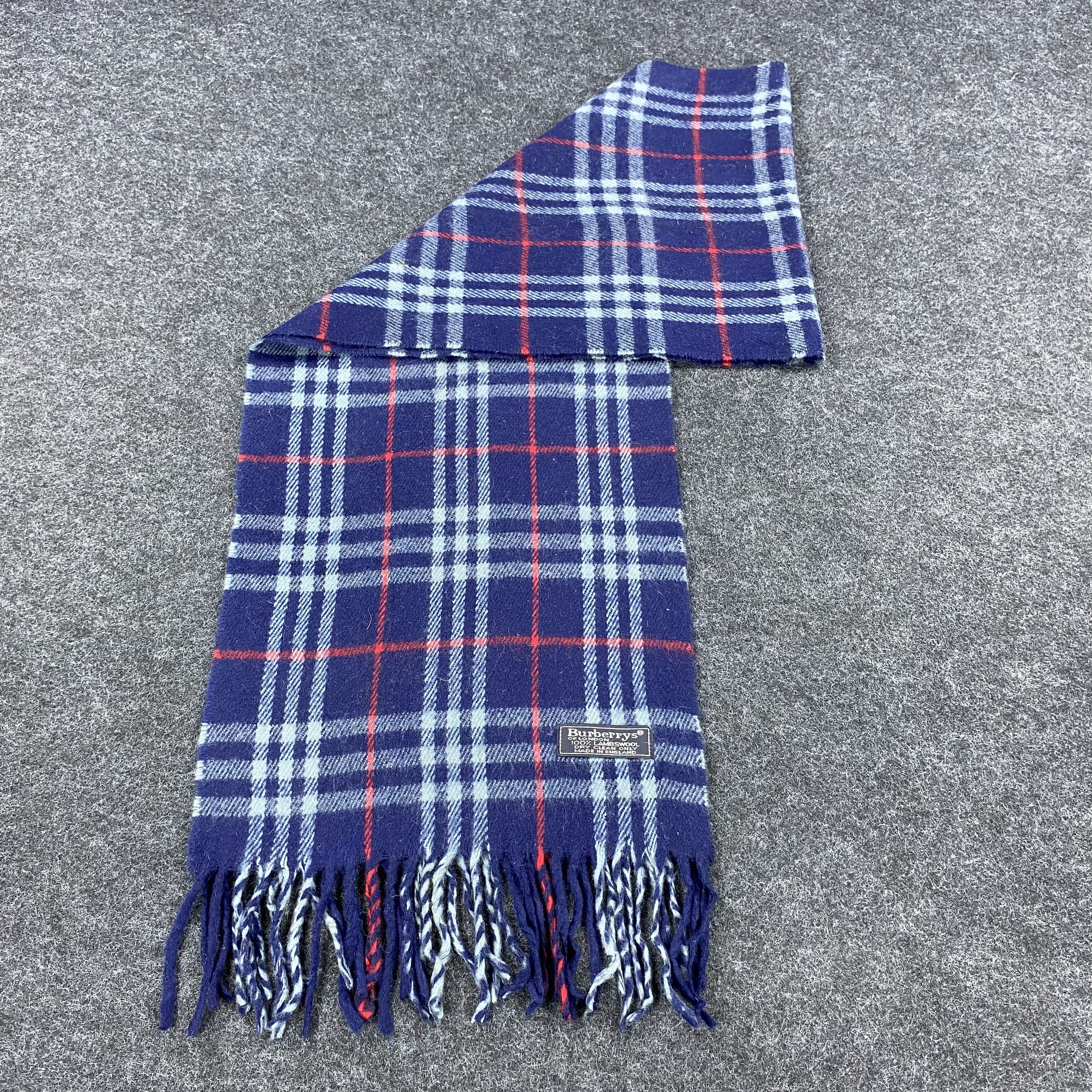 Burberry × Vintage GF10232 Burberry Scarf Neck Wear Muffler Nova Check Size ONE SIZE - 6 Thumbnail