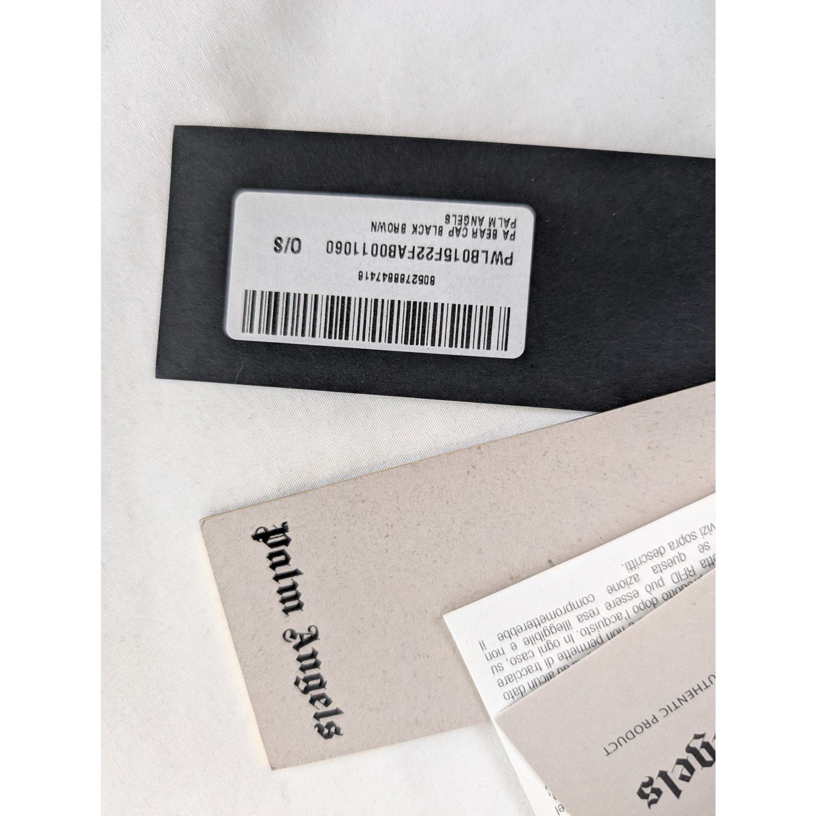 Palm Angels o1rshd1 Size: OS / PA Teddy Bear Cap / Hat in Black/Brown Size ONE SIZE - 13 Thumbnail