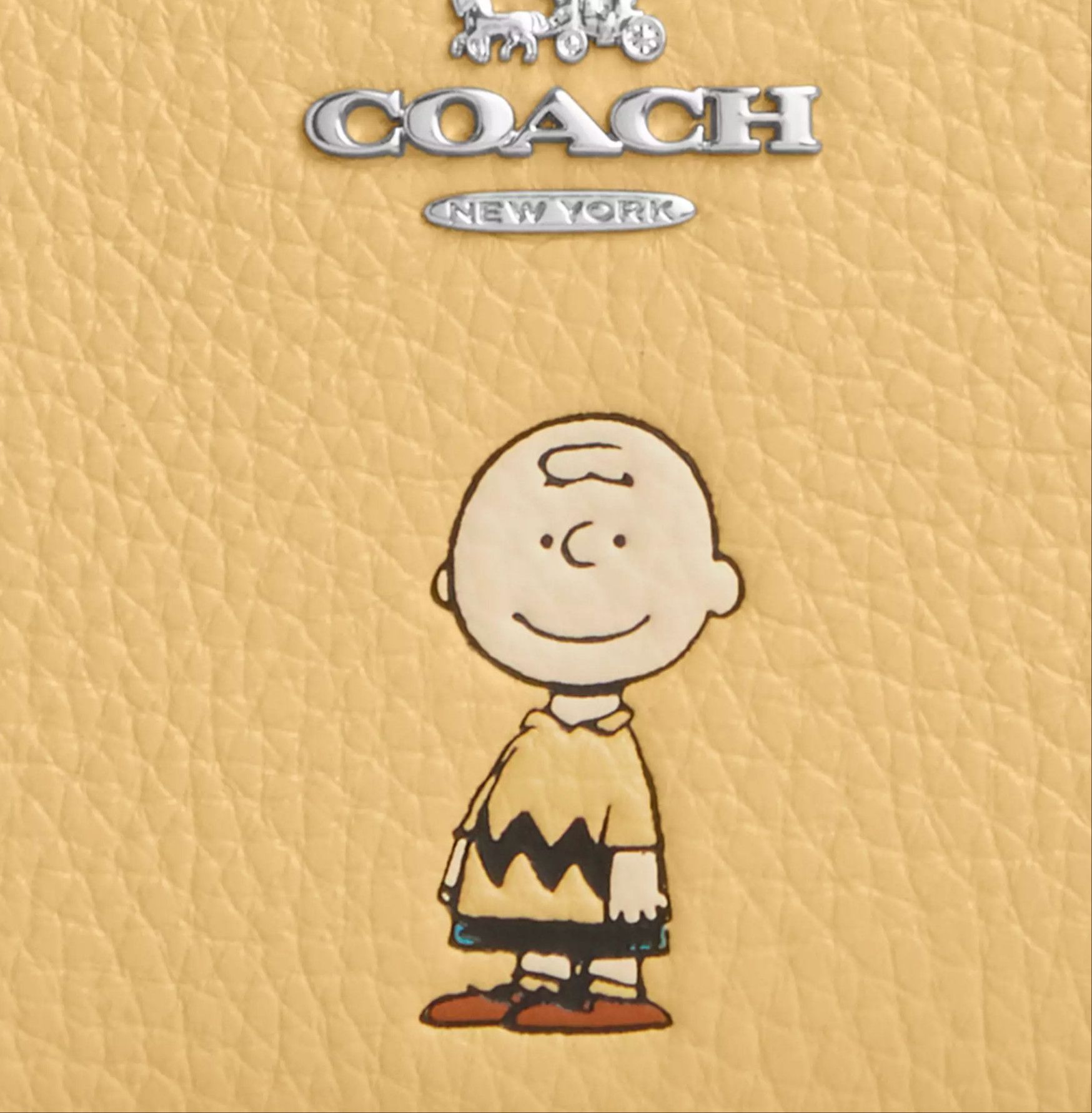 Coach Coach X Peanuts Snap Wallet With Charlie Brown CBN90 Size ONE SIZE - 8 Thumbnail