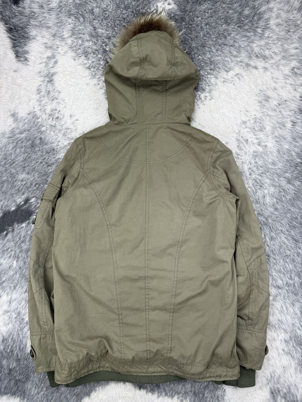 If Six Was Nine Japanese Designer like L.G.B. Fur Raccoon Jacket Size US S / EU 44-46 / 1 - 25 Thumbnail