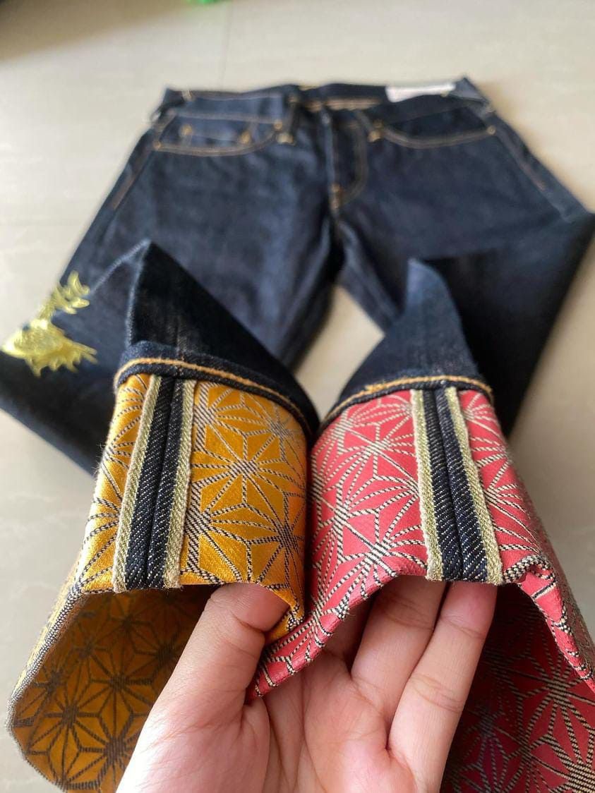 Evisu × Japanese Brand × Vintage Jeans Evisu Limited Collector Edition Year Of Dragon Size US 30 / EU 46 - 2 Thumbnail