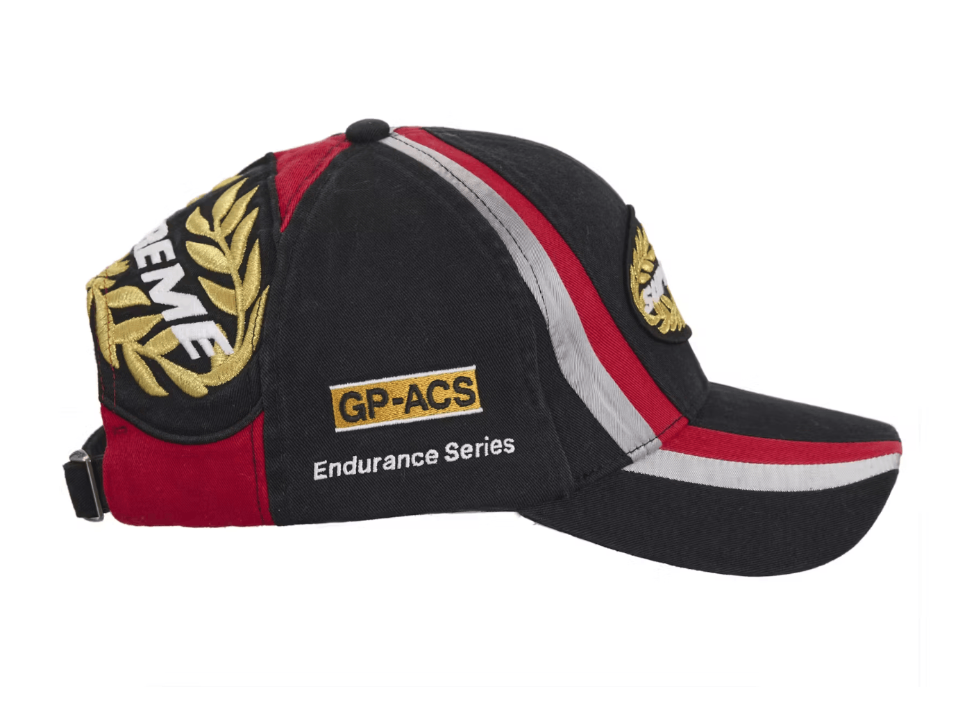 Supreme Supreme Endurance Series 6-Panel Black Sz Adjustable Size ONE SIZE - 2 Thumbnail