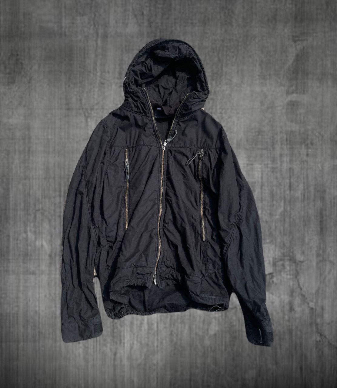 If Six Was Nine 2000s Japanese archive Vkei Bono Hooded Wool Zip