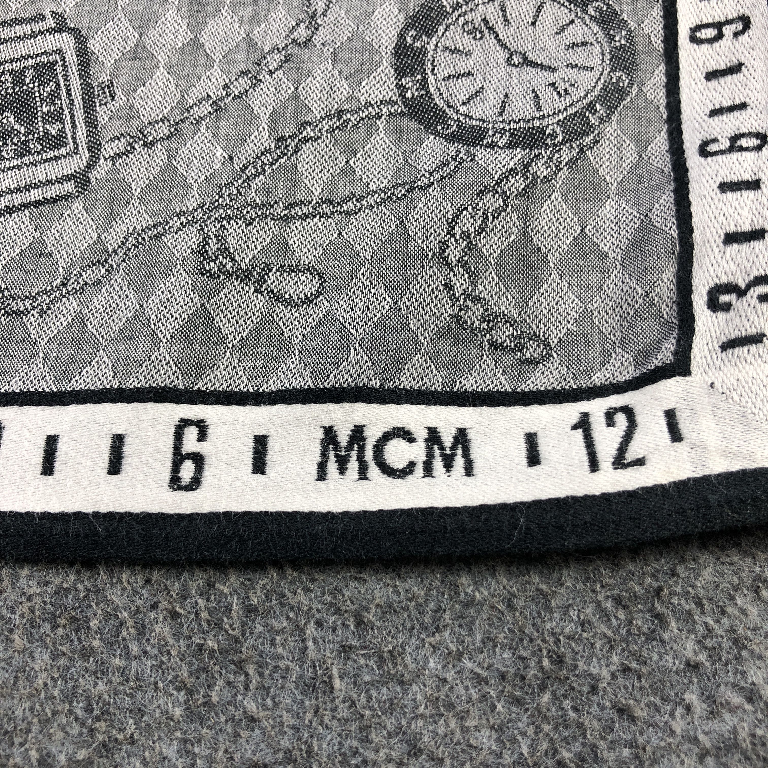 MCM MCM Monogram Handkerchief Neckerchief Bandana H2393 Size ONE SIZE - 4 Thumbnail