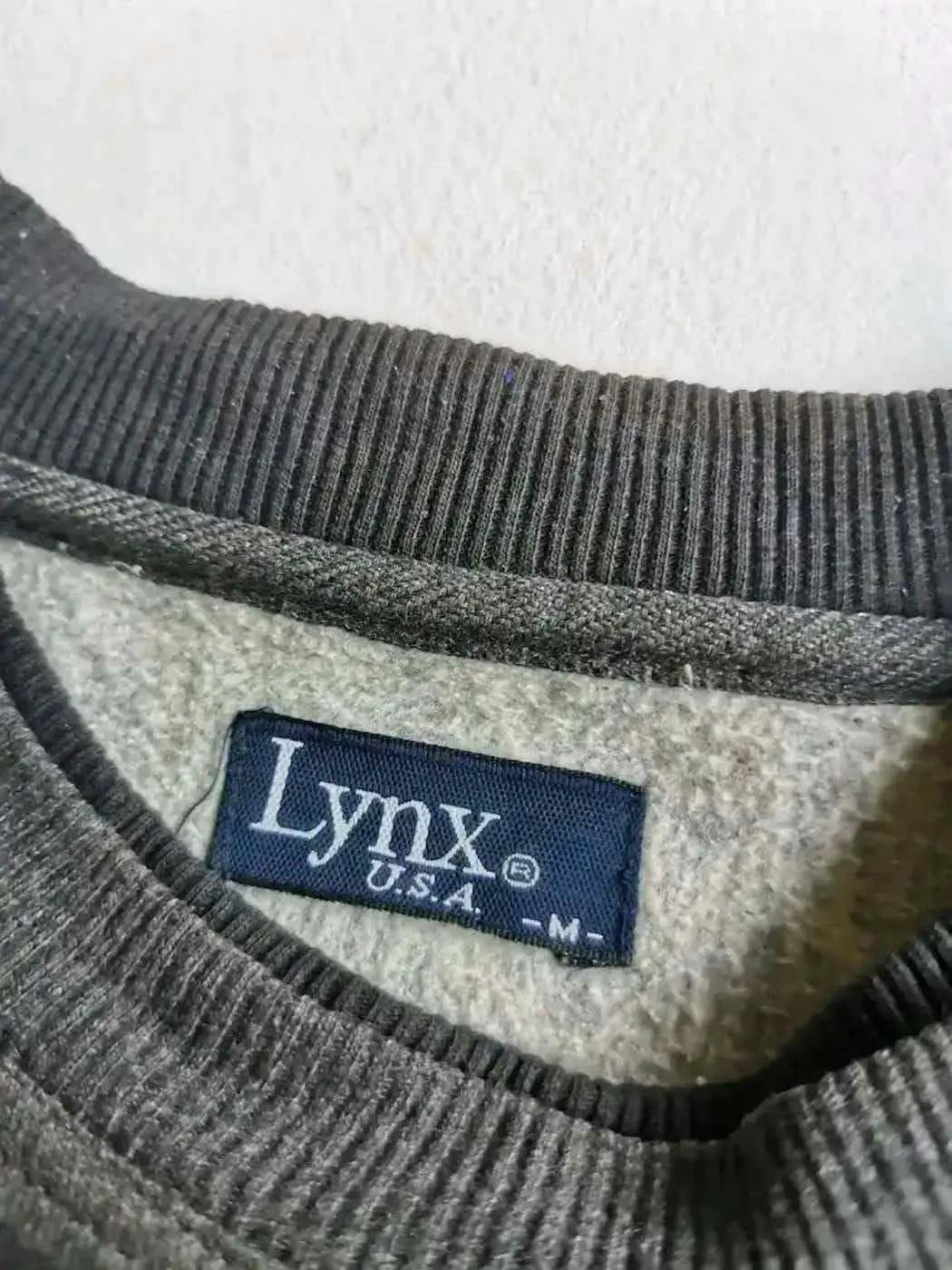 Vintage Vintage Lynx Big Logo Sweatshirt Size US M / EU 48-50 / 2 - 4 Thumbnail