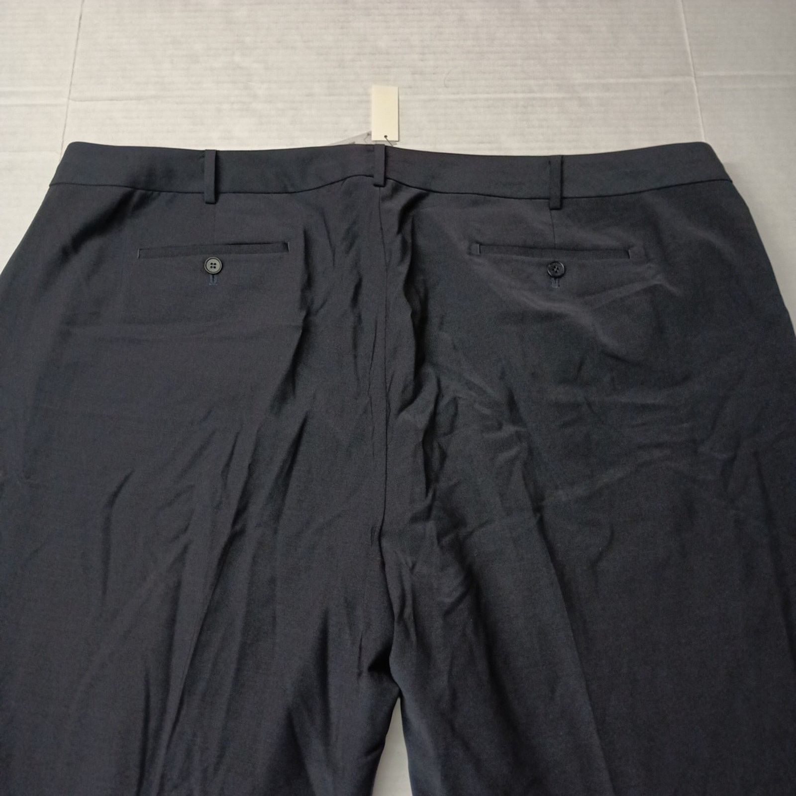 Other Talbots Women's High Waist Pants 24W Navy Blue Wool Blend Size 32" / US 10 / IT 46 - 9 Thumbnail