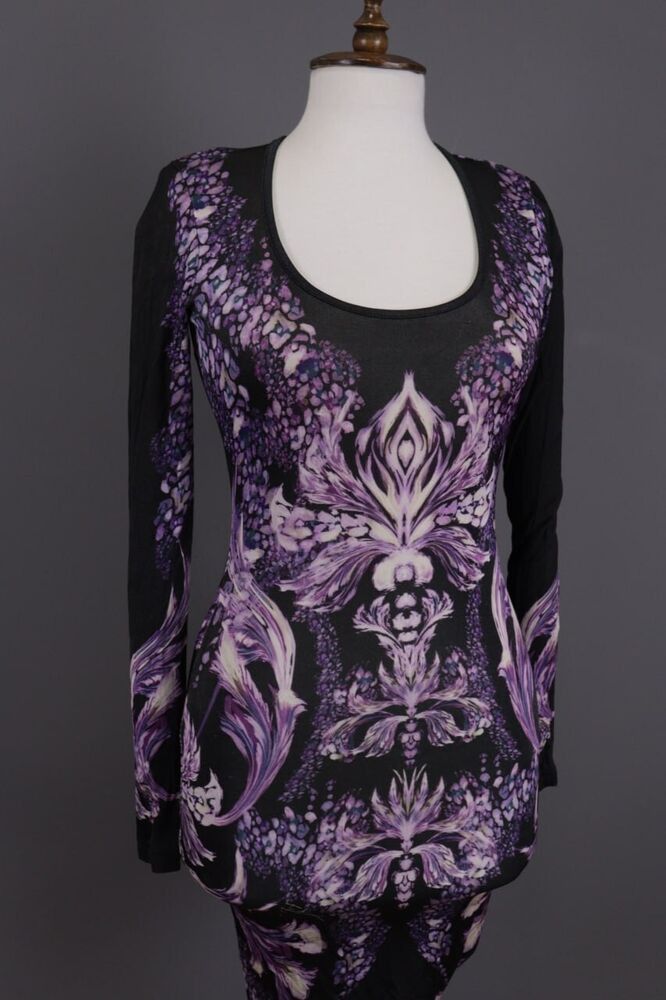 image of Roberto Cavalli Bodycon Dress in Black, Women's (Size Small)