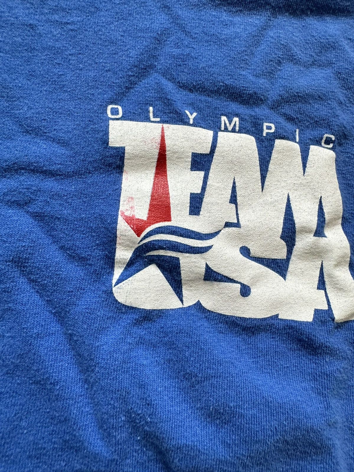 USA Olympics Retro TEAM USA Olympics Official Tee Blue (Large) Size US L / EU 52-54 / 3 - 3 Thumbnail