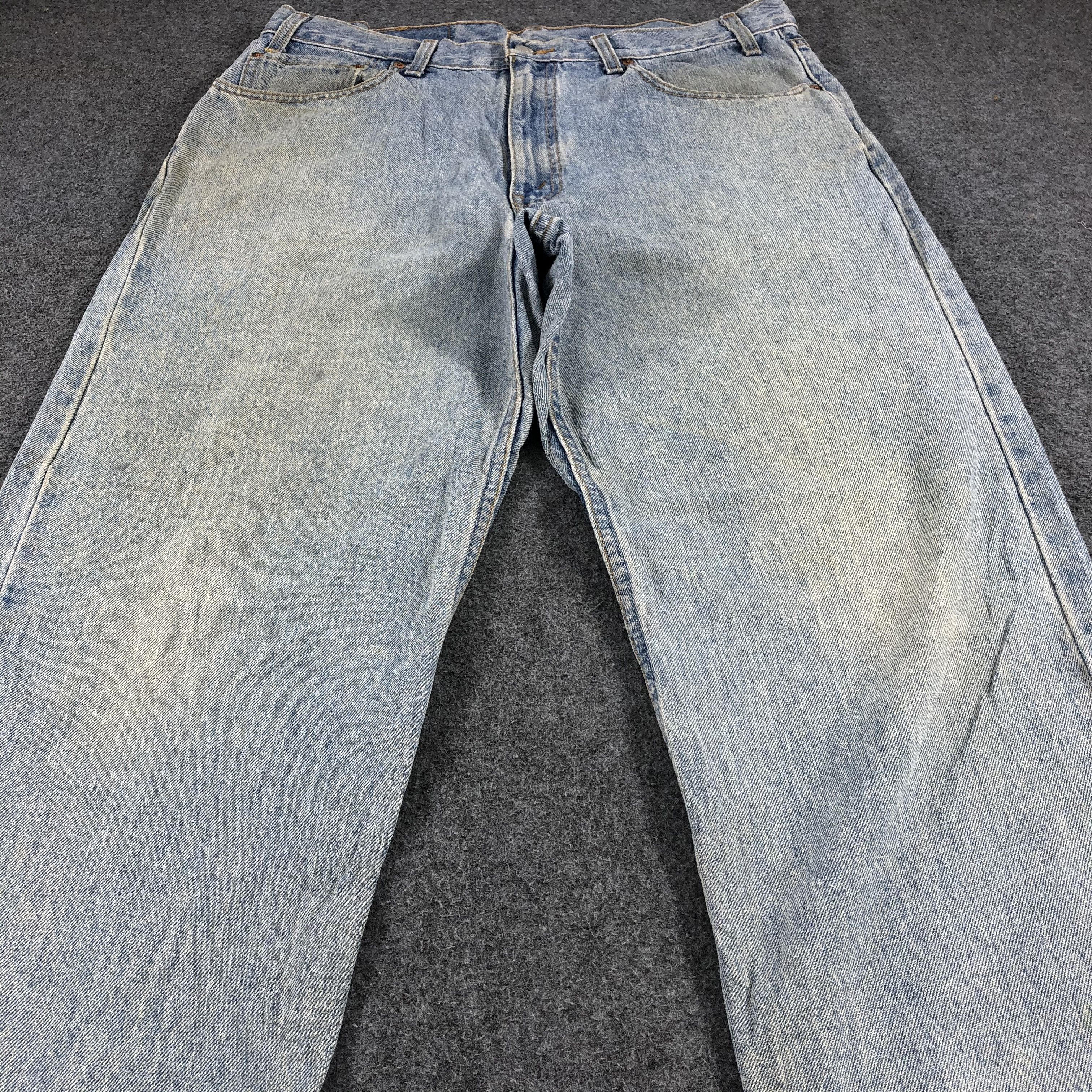 Levi's 90s Light Washed Vintage Levis 550 Jeans-J1022 Size US 35 - 3 Thumbnail