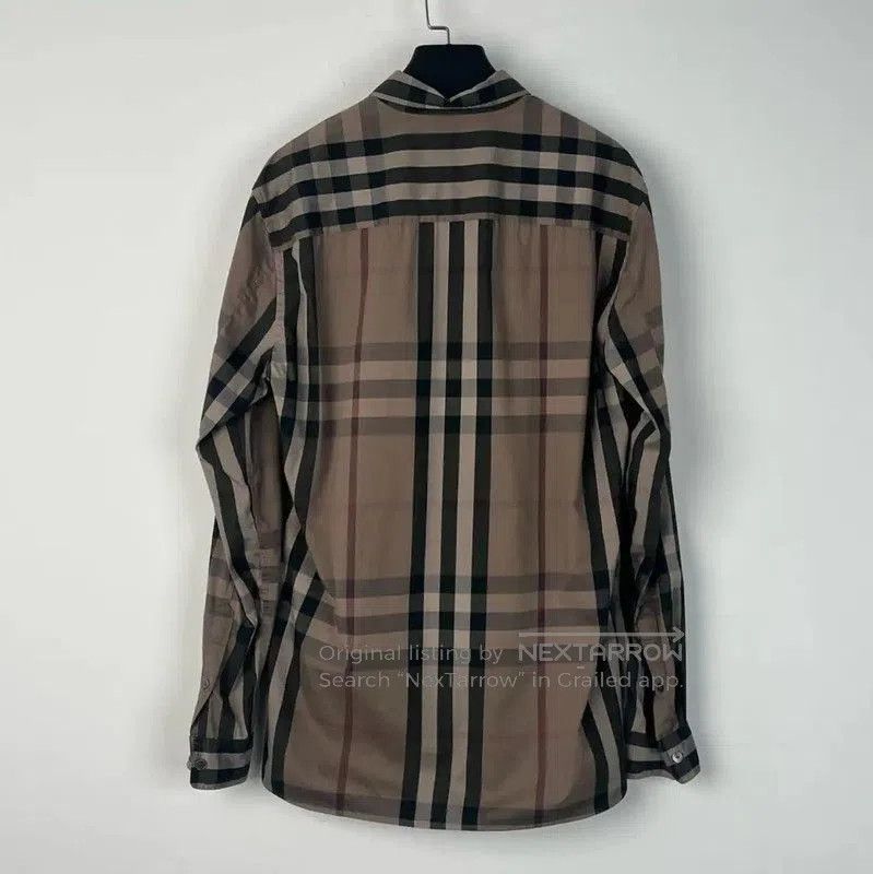 Burberry Burberry Khaki Long Sleeve Men's Shirt. Size US S / EU 44-46 / 1 - 2 Thumbnail