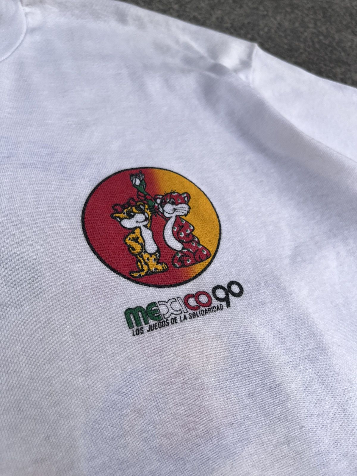Vintage VINTAGE 1990 LOS JUEGOS DE LA SOLIDARIDAD TEE 🐿️ Size US L / EU 52-54 / 3 - 3 Thumbnail