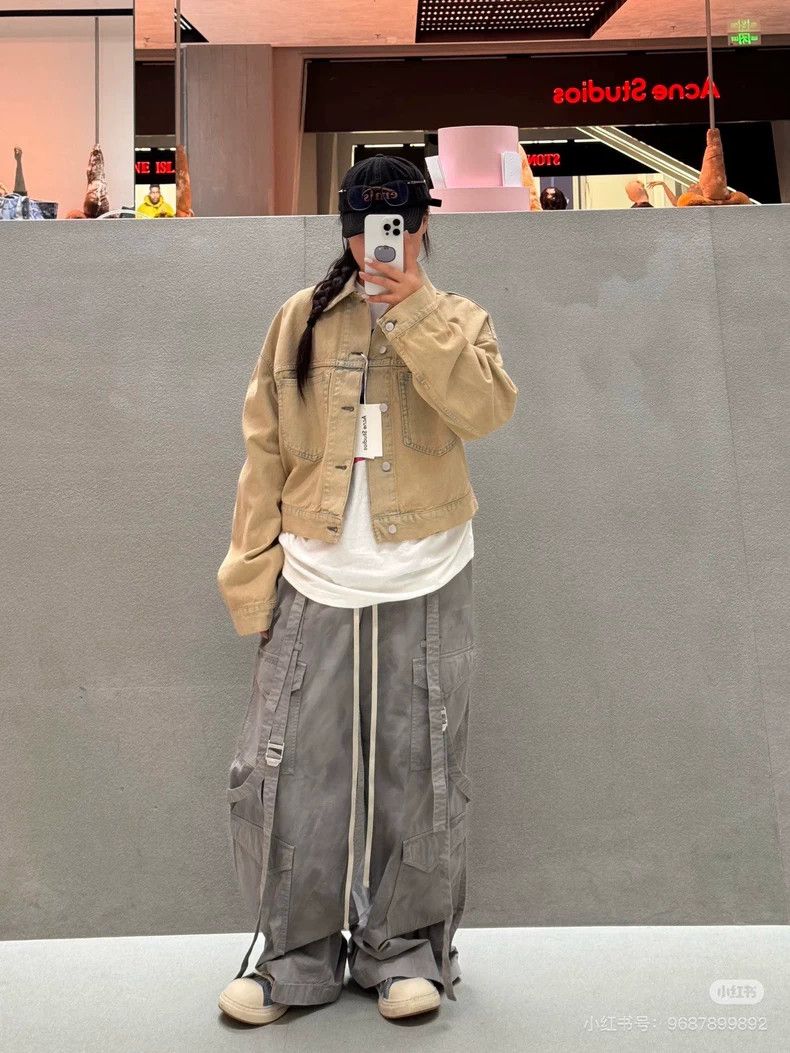 Acne Studios acne studios Vintage silhouette drop shoulder cropped denim Size US L / EU 52-54 / 3 - 5 Thumbnail
