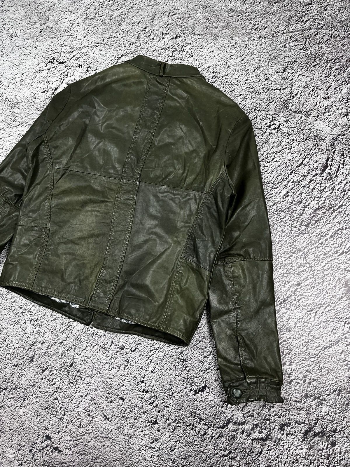 Other Vintage Y2K Leather flight jacket aviator avantgarde size 40 Size M / US 6-8 / IT 42-44 - 12 Thumbnail