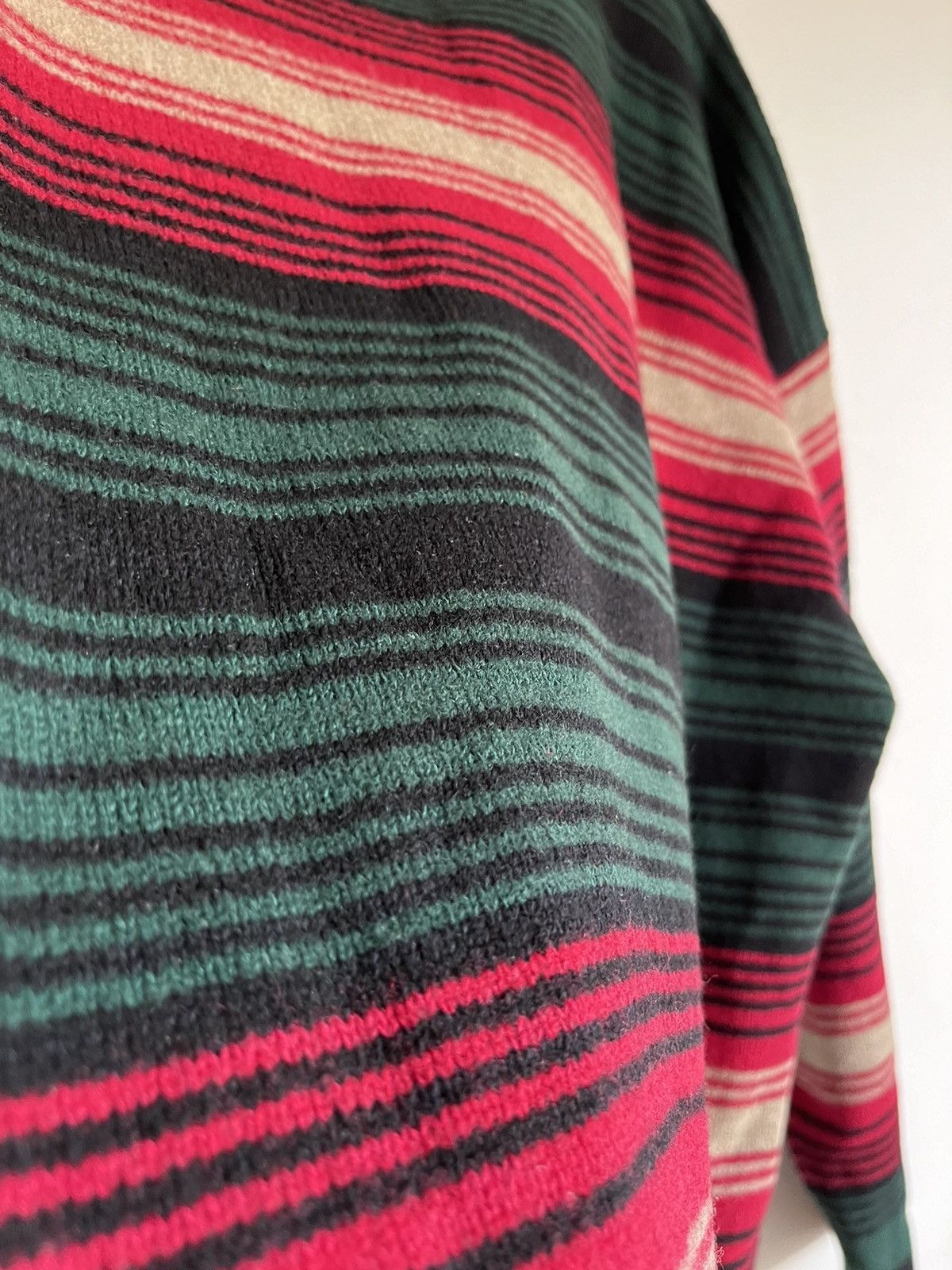 Tommy Hilfiger × Vintage Vintage Y2K Tommy Hilfiger Wool blend sweater striped Size US XL / EU 56 / 4 - 2 Thumbnail