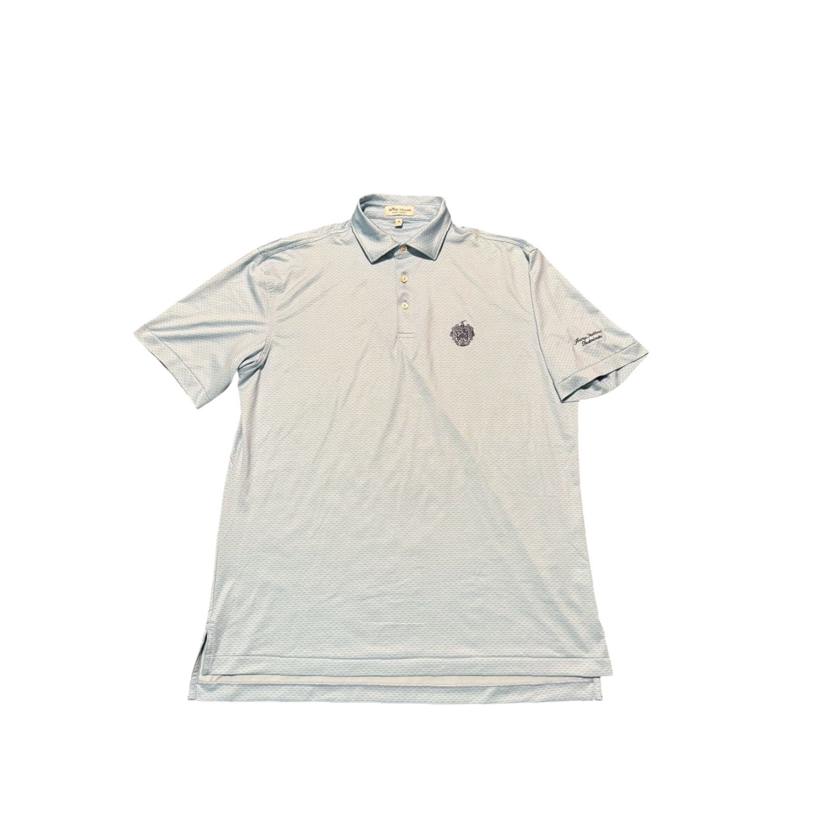 Peter Millar Peter Millar Polo Mens Medium Blue Golf Bedminster Trump National Summer Comfort Size US M / EU 48-50 / 2 - 2 Thumbnail