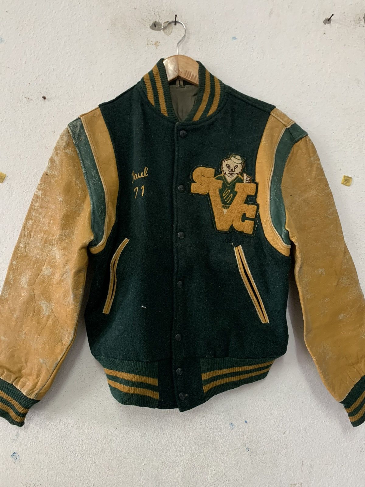 Vintage Vintage Paul 71 varsity Jacket Size US M / EU 48-50 / 2 - 1 Thumbnail