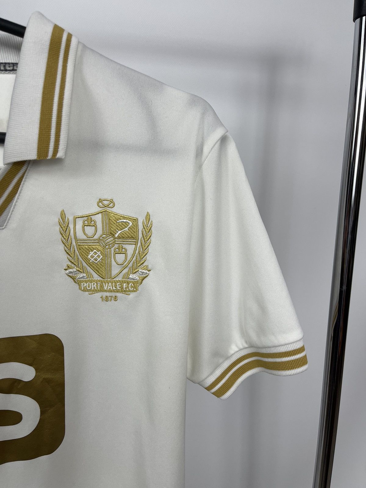 Errea PORT VALE JERSEY HOME SHIRT 2021 - 2022 WHITE ERREA sz S Size US S / EU 44-46 / 1 - 2 Thumbnail
