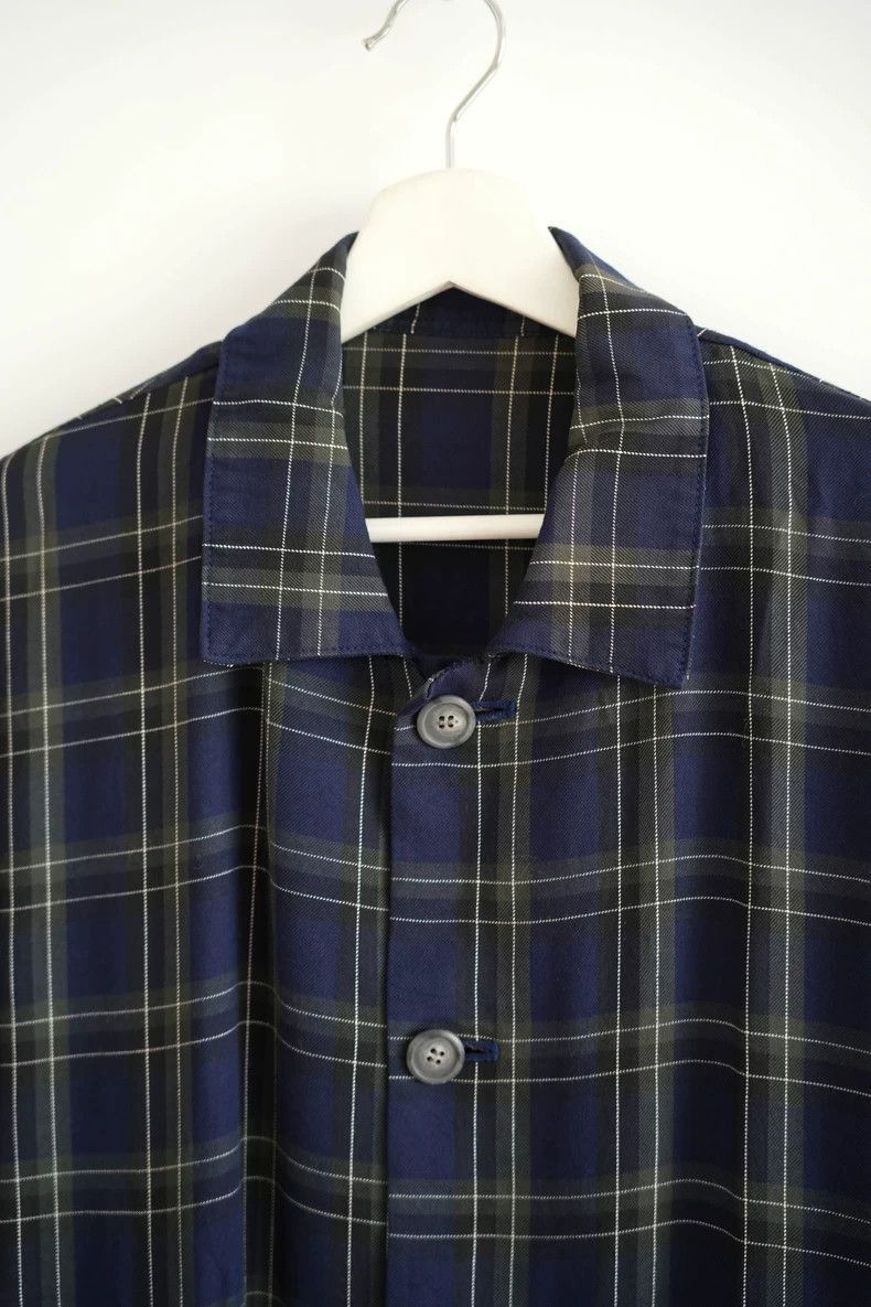 Yohji Yamamoto Yohji Yamamoto Yohji Yamamoto 90s Blue Green Plaid Jacket Size US M / EU 48-50 / 2 - 3 Thumbnail
