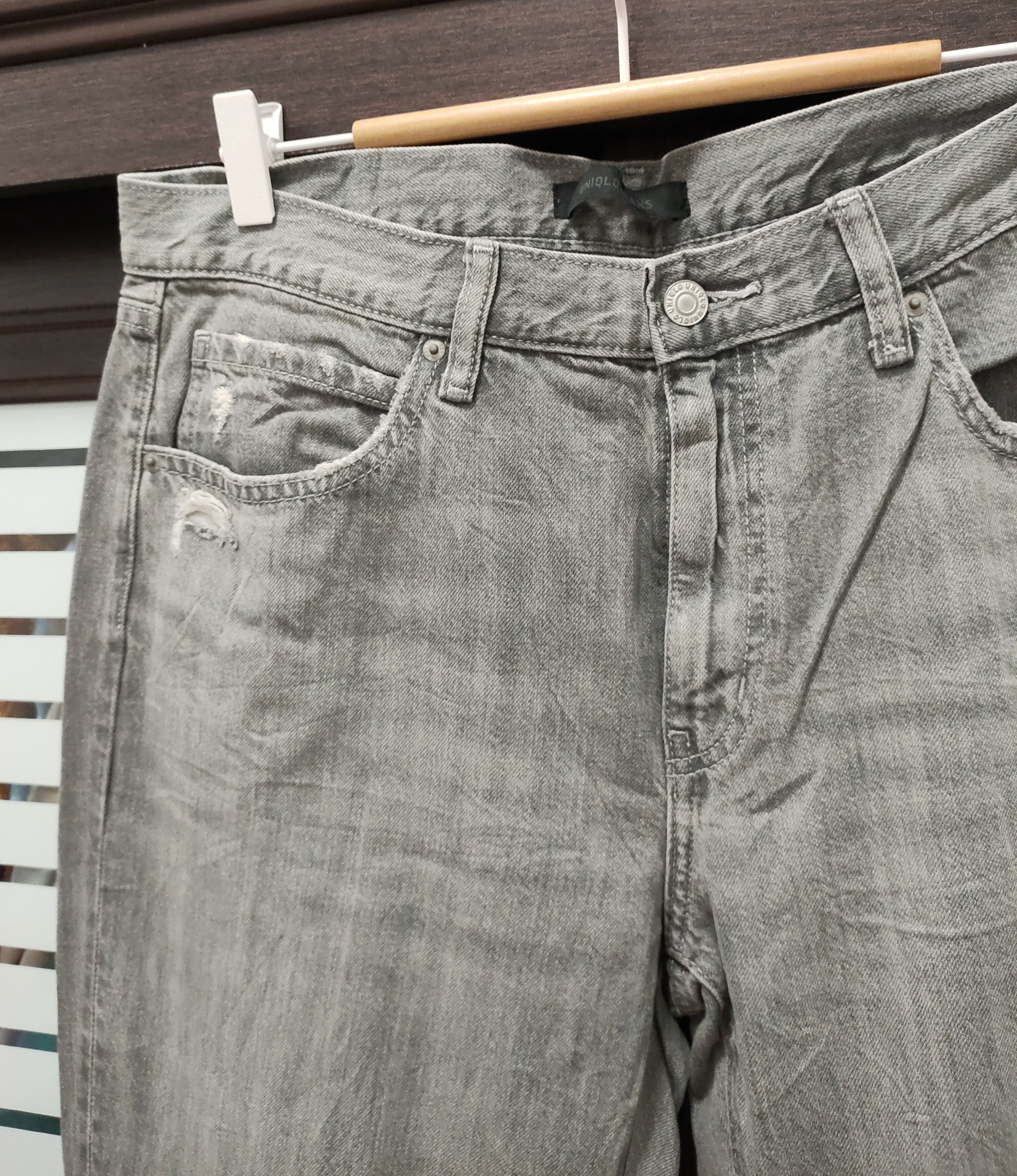Uniqlo 💥 Flared Uniqlo Denim 💥 Size US 34 / EU 50 - 3 Thumbnail