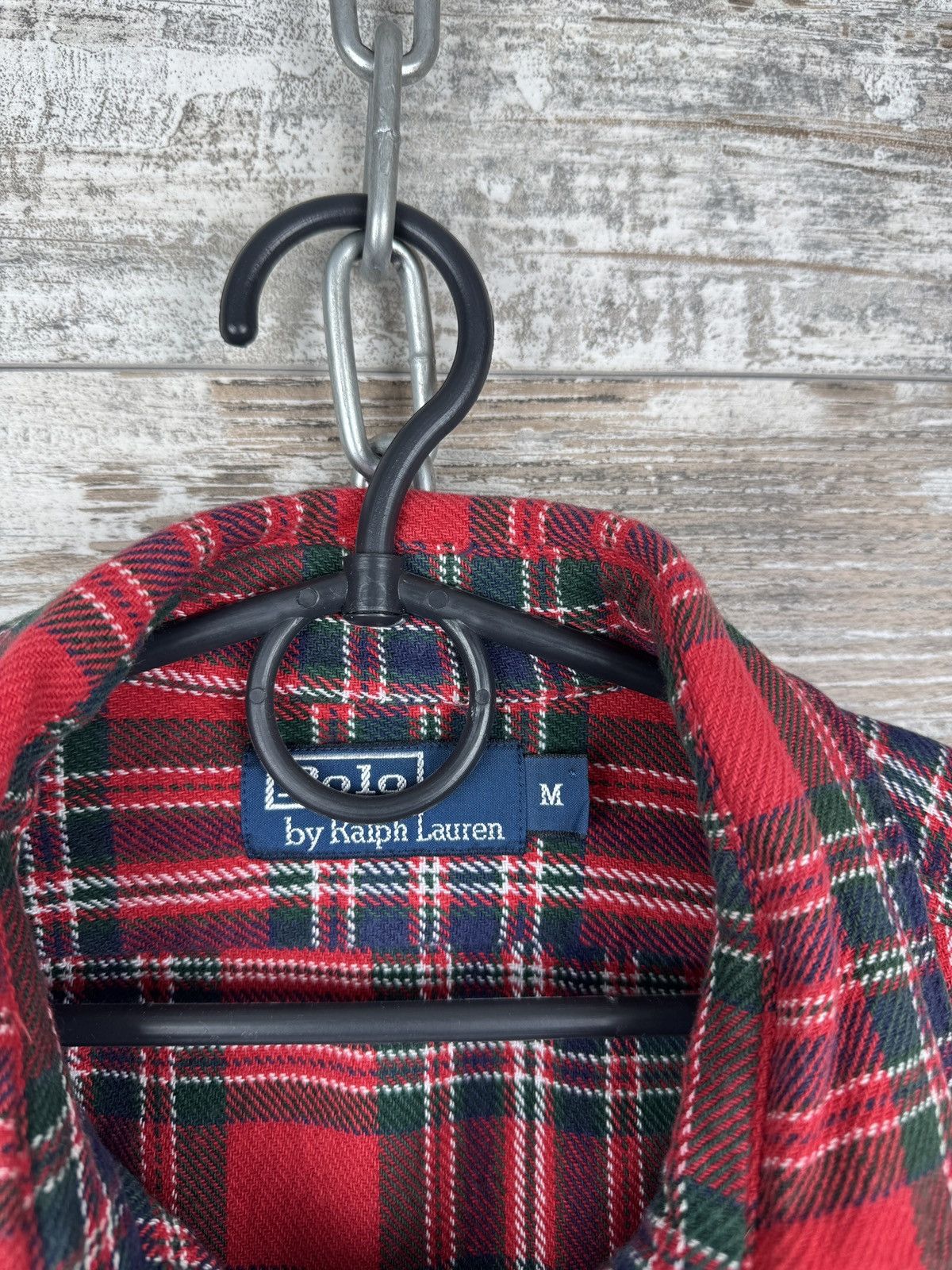 Polo Ralph Lauren Mens Vintage distressed Polo Ralph Lauren flannel shirts Size US M / EU 48-50 / 2 - 5 Thumbnail